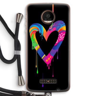 Melts My Heart: Motorola Moto Z Force Transparant Hoesje met koord