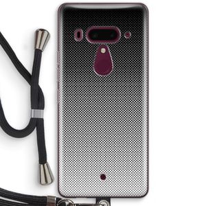Musketon Halftone: HTC U12+ Transparant Hoesje met koord