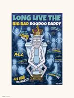 Kunstdruk Rick And Morty Doodoo Daddy 30x40cm