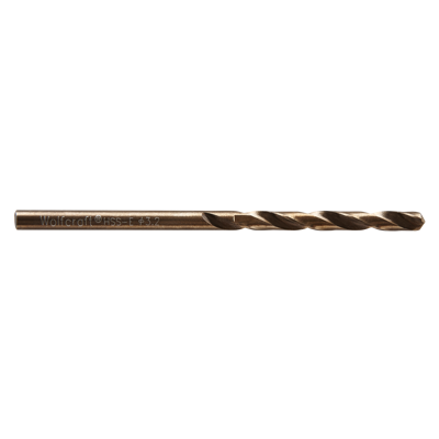 Wolfcraft Metaalboor | HSS-Co | Ø3,2 x 65mm | 1 stuk - 7446010