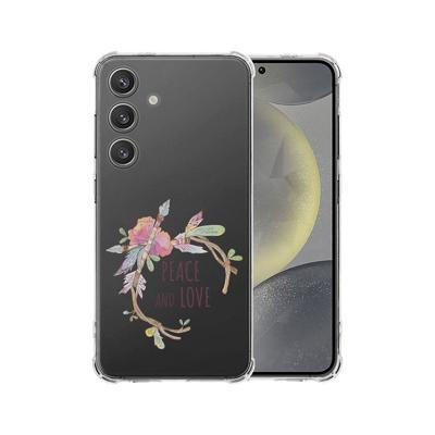 Samsung Galaxy S25 Hoesje - Boho Text TPU Antishock