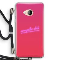 Vice Glow: HTC U Play Transparant Hoesje met koord
