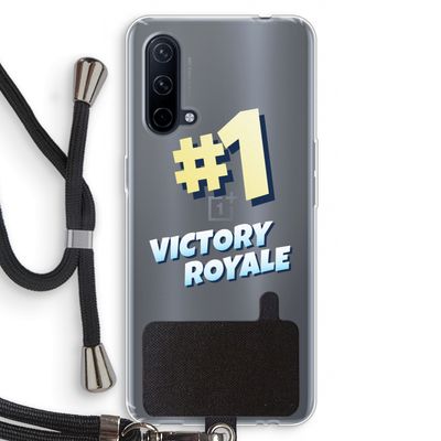 Victory Royale: OnePlus Nord CE 5G Transparant Hoesje met koord