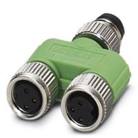 Phoenix Contact 1696183 Sensor/actuator verdeler en adapter M8 Aantal polen (sensoren): 3 Adapter, Y-vorm 5 stuk(s)