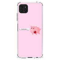 Samsung Galaxy A22 5G Stevig Bumper Hoesje Pig Mud