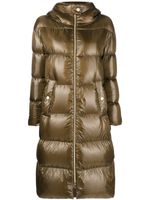 Herno quilted padded zipped coat - Vert