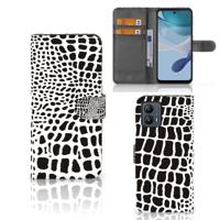 Motorola Moto G53 | Telefoonhoesje | Met pasjeshouder | Slangenprint