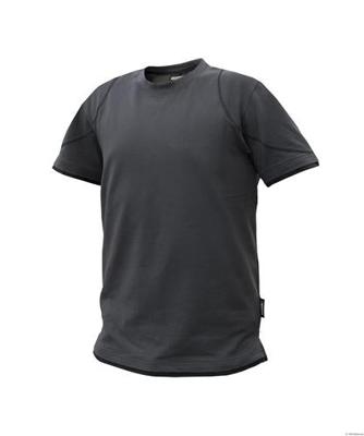 DASSY t-shirt kinetic grijs/zwart l