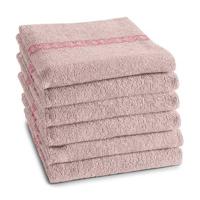 DDDDD keukendoek Bakery - 50x55 cm - Pink - 6 stuks