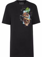 Philipp Plein t-shirt Pineapple Skies en coton - Noir - thumbnail