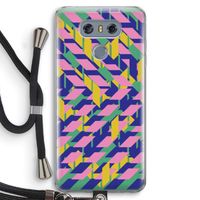 Skew Blush 1: LG G6 Transparant Hoesje met koord