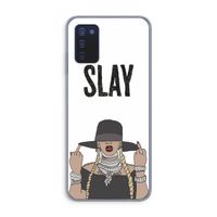 Slay All Day: Samsung Galaxy A03s Transparant Hoesje
