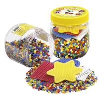 Hama Strijkkralen Set in pot, 4000st.