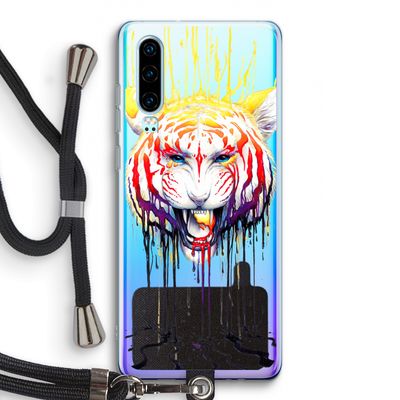 Fading: Huawei P30 Transparant Hoesje met koord