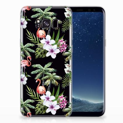 Samsung Galaxy S8 Plus | TPU Hoesje | Flamingo Palms