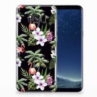 Samsung Galaxy S8 Plus | TPU Hoesje | Flamingo Palms