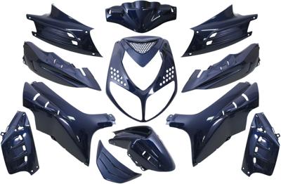 Edge Plaatset 13-delig voor peugeot speedfight 2 - blauw metallic