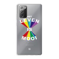 Het Leven Is Mooi: Samsung Galaxy Note 20 / Note 20 5G Transparant Hoesje