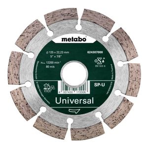 Metabo Accessoires Diamantschijf "SP-Universal" | Ø 125x22,23 mm | blister - 624296000