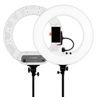 Caruba Round Vlogger 18 inch LED set PRO met tas White