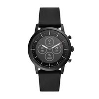 Horlogeband Fossil FTW7010 Kunststof/Plastic Zwart 22mm