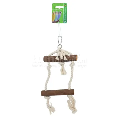 Boon Vogelspeelgoed Touwladder 2-Traps 27cm