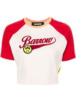 BARROW t-shirt en coton à logo floqué - Tons neutres - thumbnail