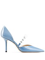 Jimmy Choo escarpins Aurelie 85 mm en cuir - Bleu