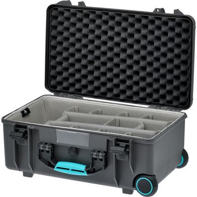 HPRC 2550W wheeled met Second Skin gravel grey/blue bassano