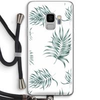 Simple leaves: Samsung Galaxy S9 Transparant Hoesje met koord