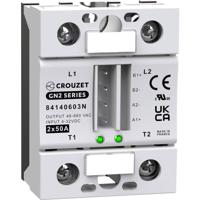 Crouzet Halfgeleiderrelais 84140603N 50 A Schakelspanning (max.): 660 V/AC Speciale nuldoorgang 1 stuk(s) - thumbnail