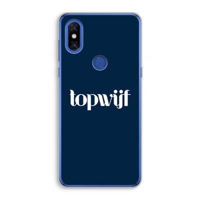 Topwijf Navy: Xiaomi Mi Mix 3 Transparant Hoesje