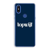 Topwijf Navy: Xiaomi Mi Mix 3 Transparant Hoesje