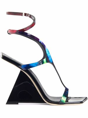 Giuseppe Zanotti sandales Tutankamon 105 mm à talon sculpté - Multicolore