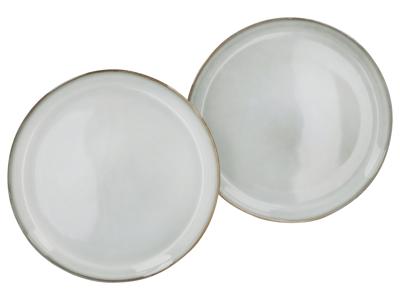 SILVERCREST Set van 2 dinerborden of soepborden (Dinerbordenset, beige)