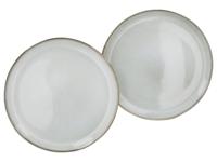 SILVERCREST Set van 2 dinerborden of soepborden (Dinerbordenset, beige)