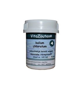 Kalium muriaticum/chloratum VitaZout nr. 04