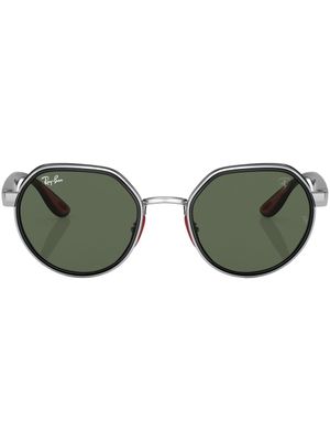 Ray-Ban lunettes de soleil à monture géométrique - Argent