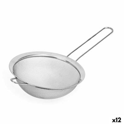 Strainer Kinvara KT1159B-14CM 201 Metaal Staal 14 x 28,3 x 6,5 cm (12 Stuks)