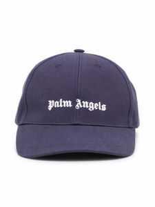 Palm Angels Kids casquette à logo - Bleu