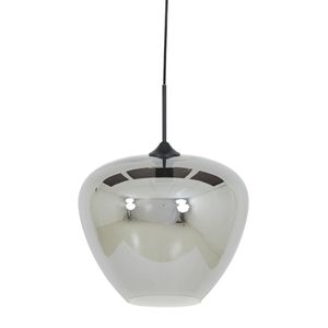 Light and Living hanglamp - zwart - glas - 2952412