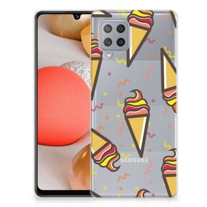 Samsung Galaxy A42 Siliconen Case Icecream