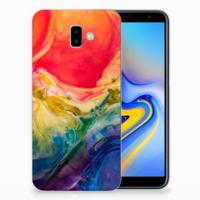 Smartphone hoesje Samsung Galaxy J6 Plus (2018) Watercolor Dark