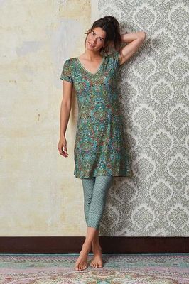 Pip Studio Pip Studio Djoy Night Dress Pippadour Green L