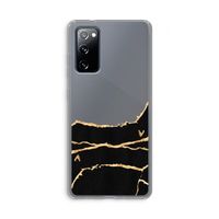 Gouden marmer: Samsung Galaxy S20 FE / S20 FE 5G Transparant Hoesje