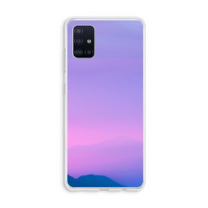Sunset pastel: Galaxy A51 4G Transparant Hoesje