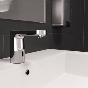 Hansgrohe Elektronische Wastafelkraan Vernis Blend Gemengd Water en Batterij Chroom