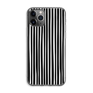 Stripes: iPhone 11 Pro Max Transparant Hoesje