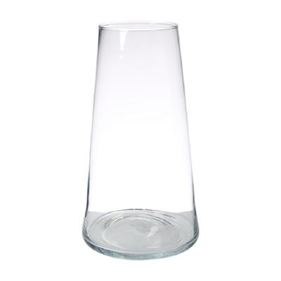 Hakbijl Glass Vaas Donna - transparant - glas - 35 x 18 cm