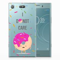 Sony Xperia XZ1 Compact | Siliconen Case | Donut Roze Sony Xperia XZ1 Compact | Siliconen Case | Donut Roze